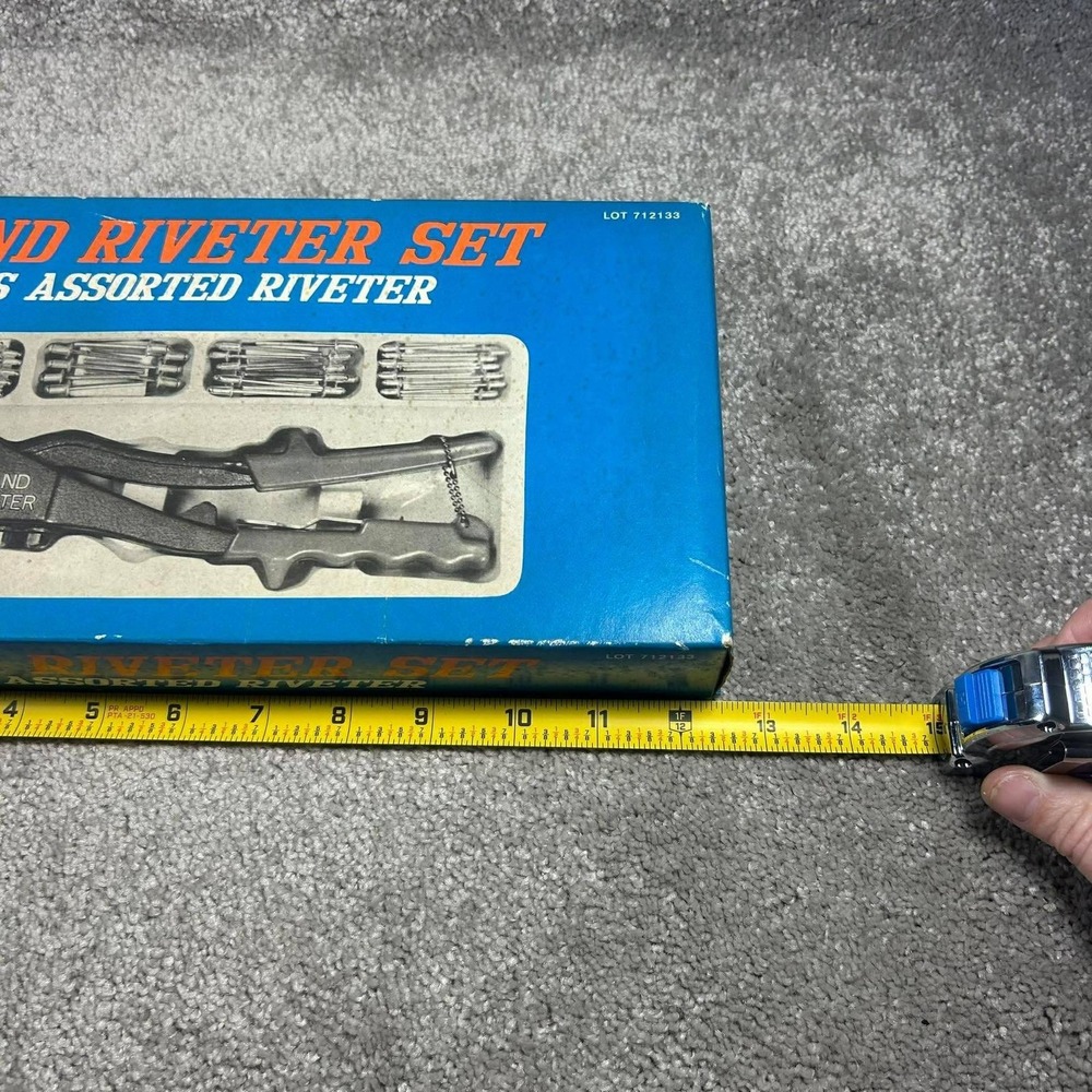 Hand Riveter Set 60 Pcs Assorted Blind Rivets Manual Tool - Picture 3 of 5